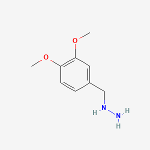 ((3,4-Dimethoxyphenyl)methyl)hydrazine