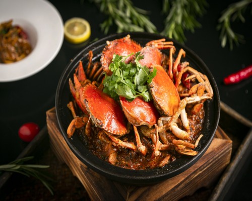 铁板醉蟹